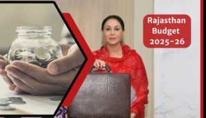 Finance Minister Diya Kumari presented an ambitious goal of achieving a $350 billion economy by 2030.