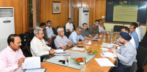 Chief Secretary Sudhansh Pant held a meeting with senior officials at the Government Secretariat on Friday