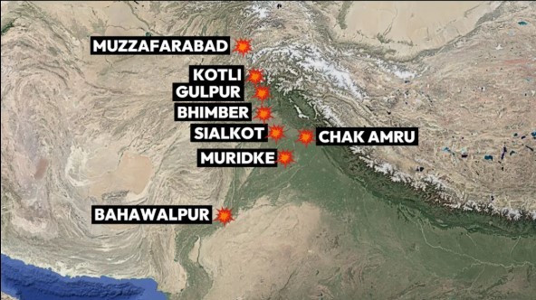 Indian Armed Forced carried out Operation Sindoor on 9 Terror camps in Pakistan and PoK