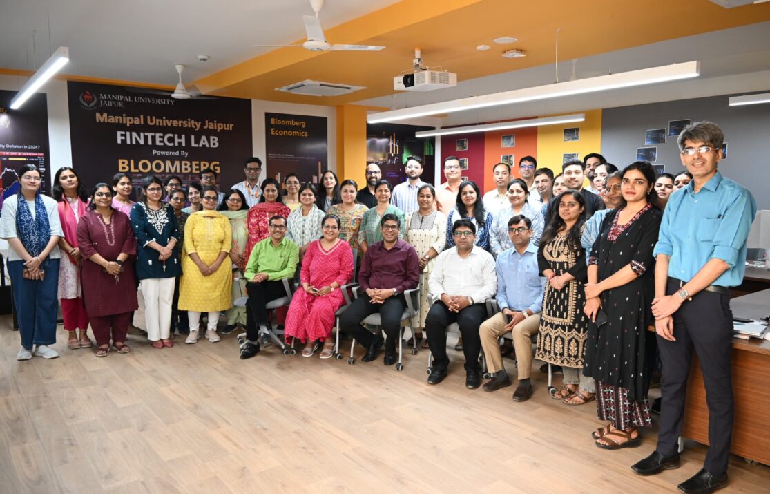 Faculty members and researchers at Bloomberg Lab