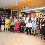 Faculty members and researchers at Bloomberg Lab