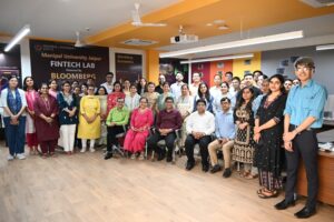 Faculty members and researchers at Bloomberg Lab