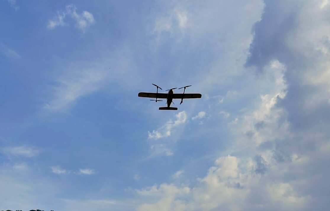 Cloud seeding with help of drone at Ramgarh Dam
